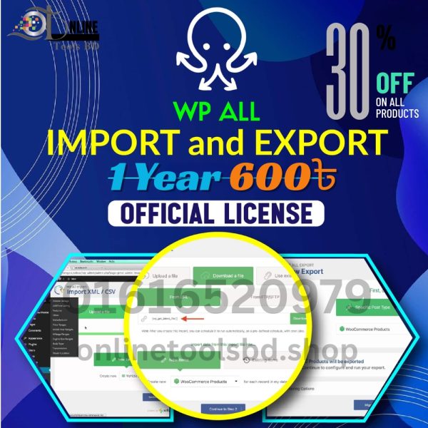 WP All Import plugin logo for WordPress